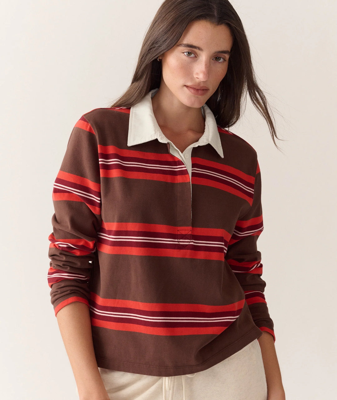 Miracle Jersey Rugby Polo Chocolate & Berry