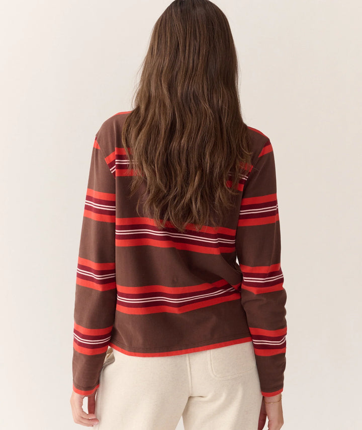 Miracle Jersey Rugby Polo Chocolate & Berry