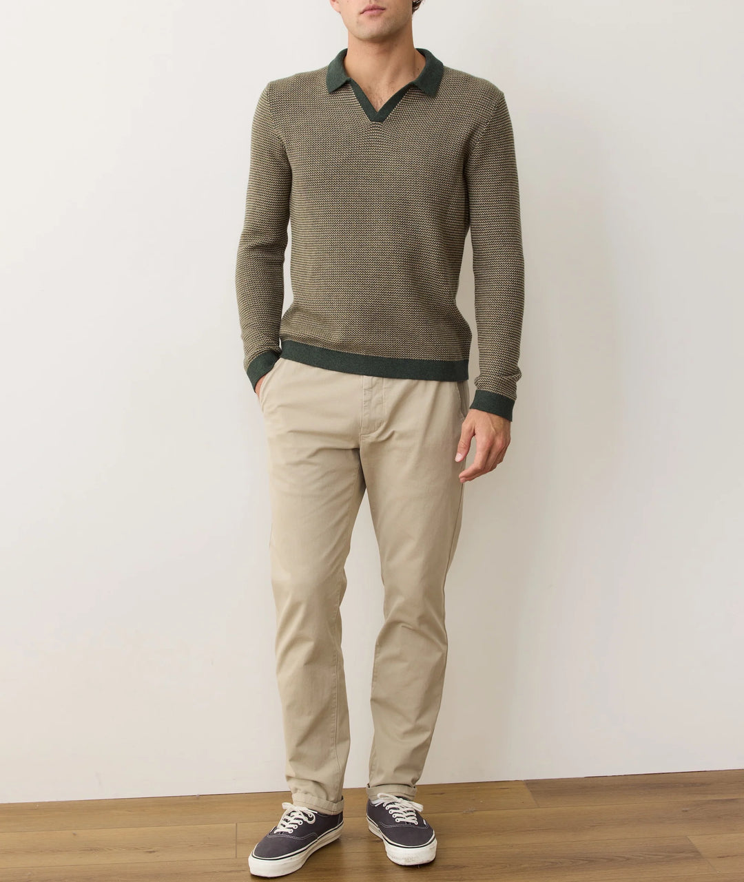 Liam Sweater Polo Sable/Ivory