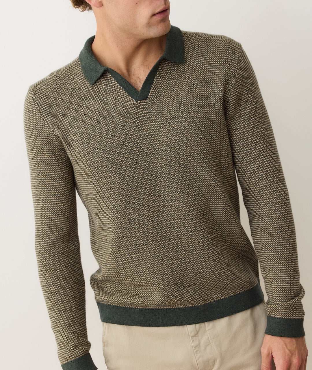 Liam Sweater Polo Sable/Ivory