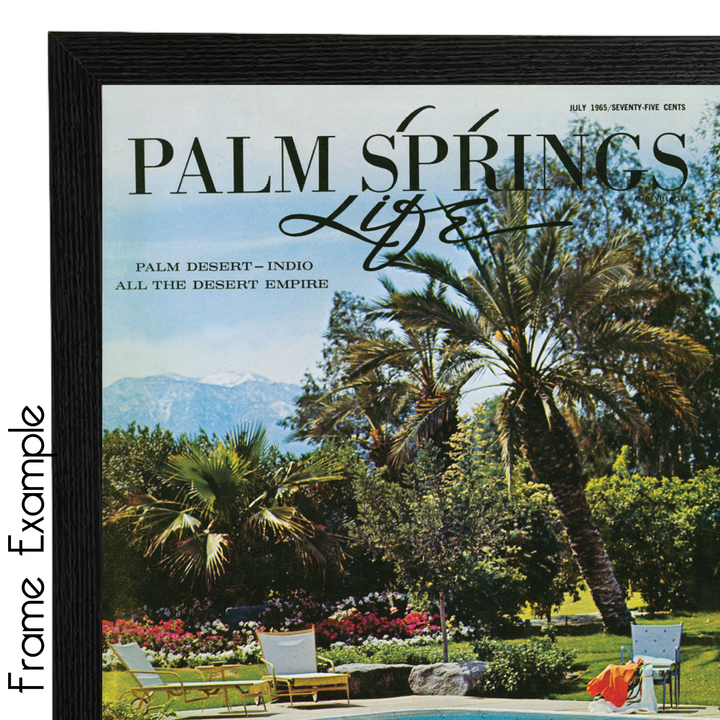 Palm Springs Life September 1981 Poster