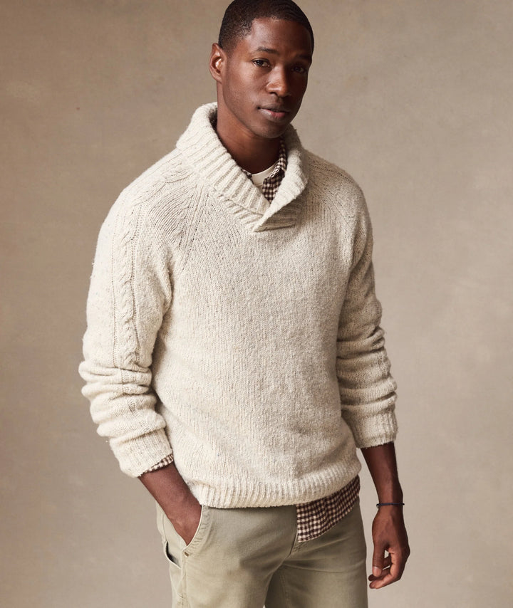 Oslo Cable Knit Sweater Shearer
