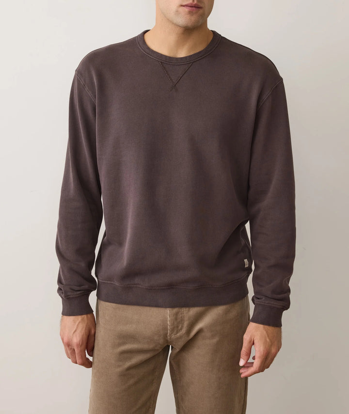 Relaxed Cloud 9 Fleece Crewneck Coffee