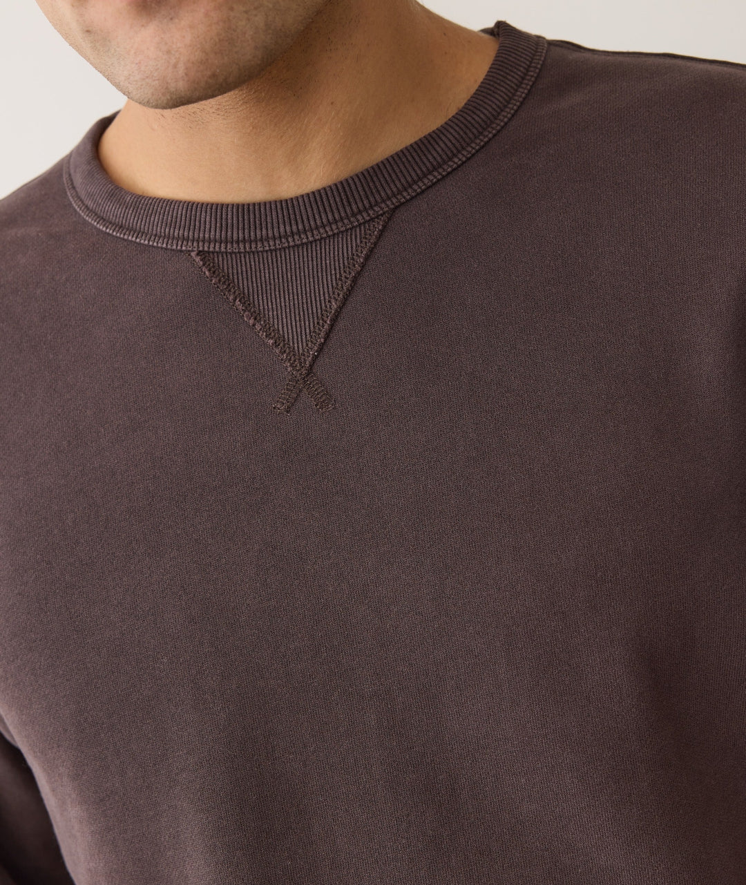 Relaxed Cloud 9 Fleece Crewneck Coffee