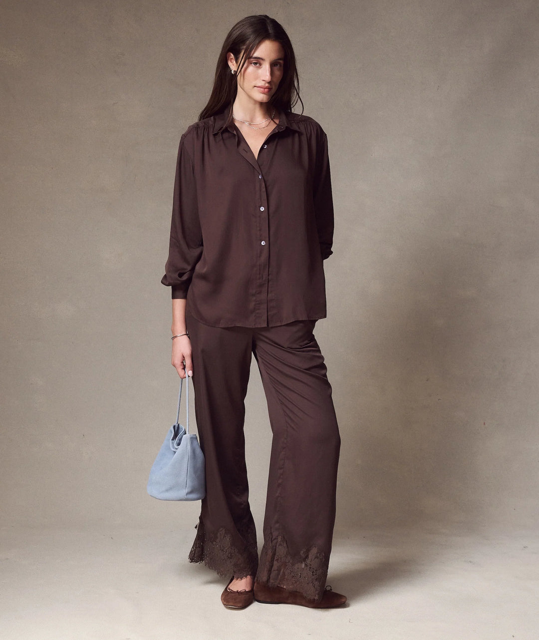 Bella Better-Than-Silk Button Down