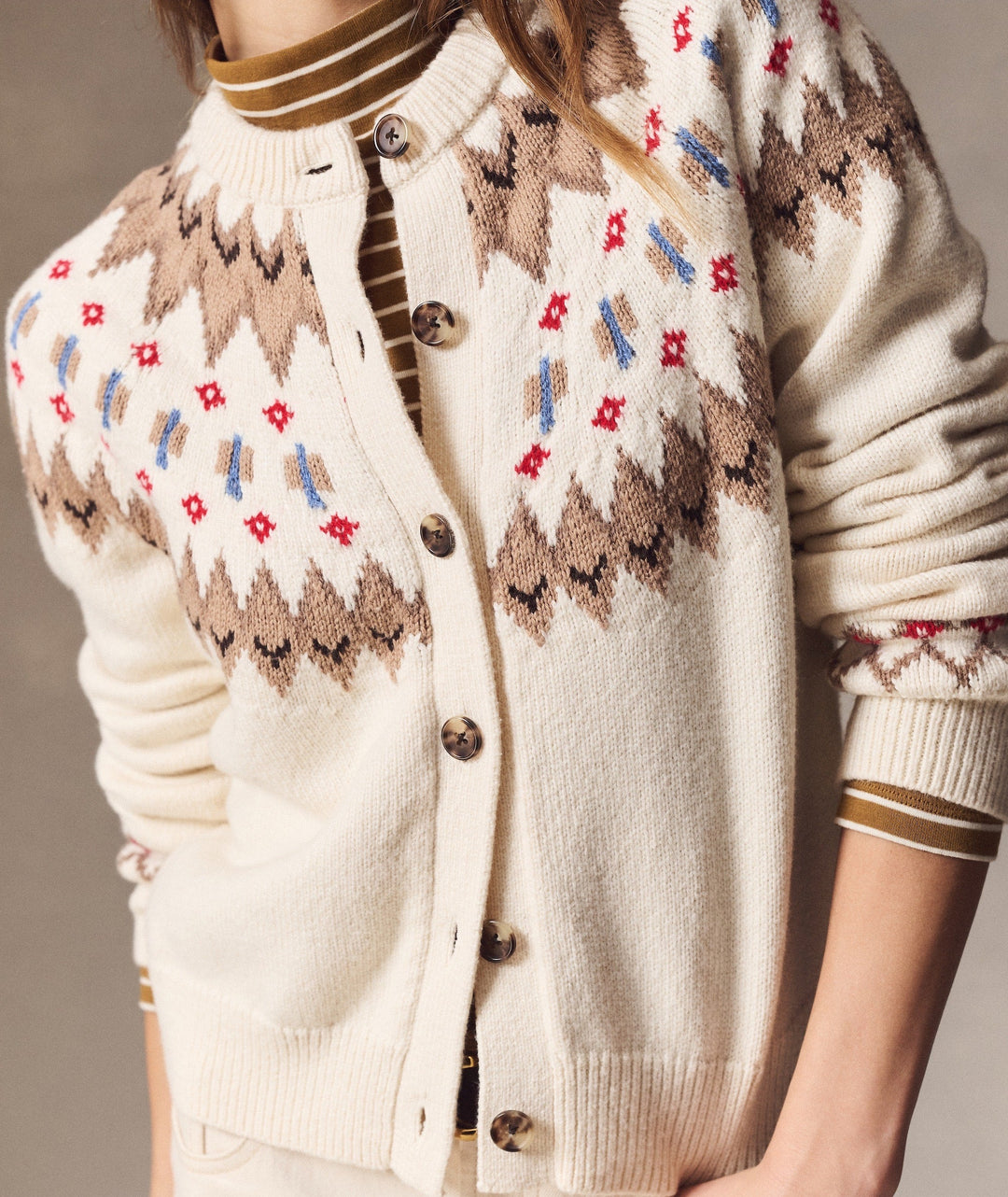 Fiorella Fair Isle Cardigan