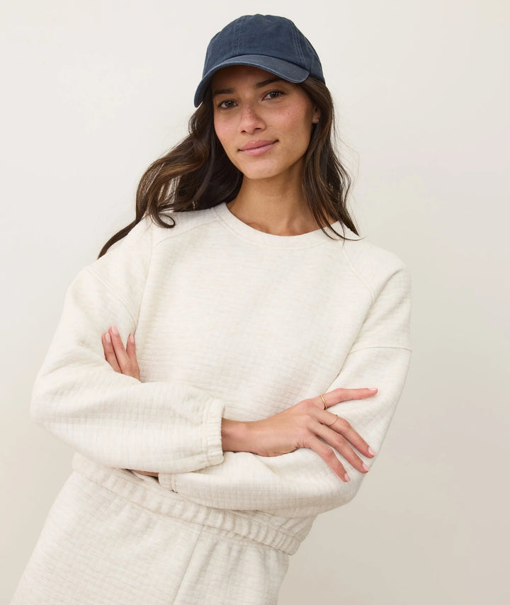 Corbet Quilted Crewneck