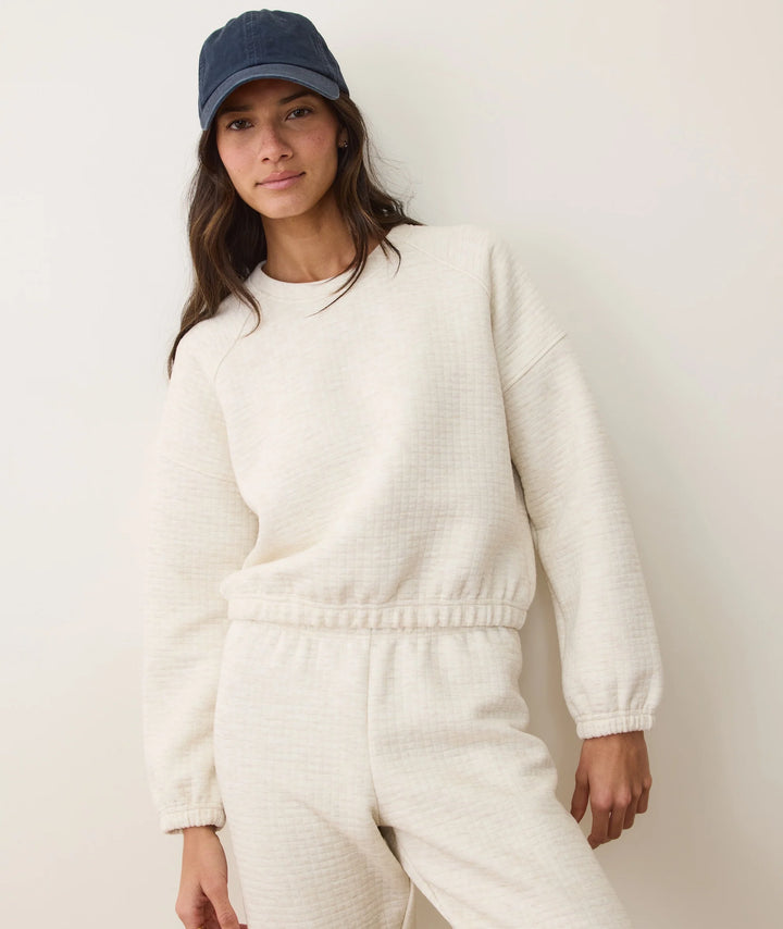 Corbet Quilted Crewneck