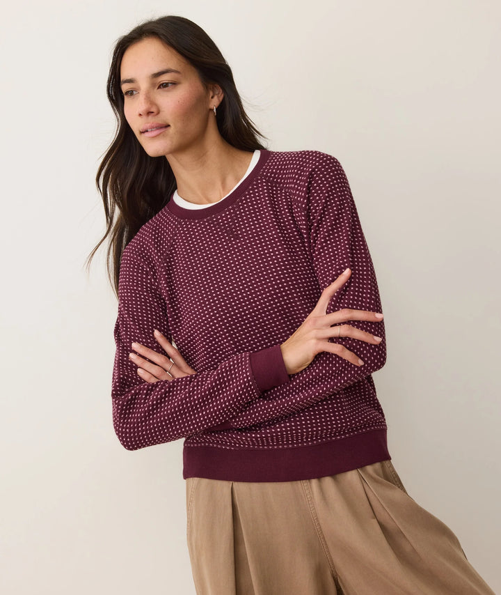 Daisy Textured Raglan Fig