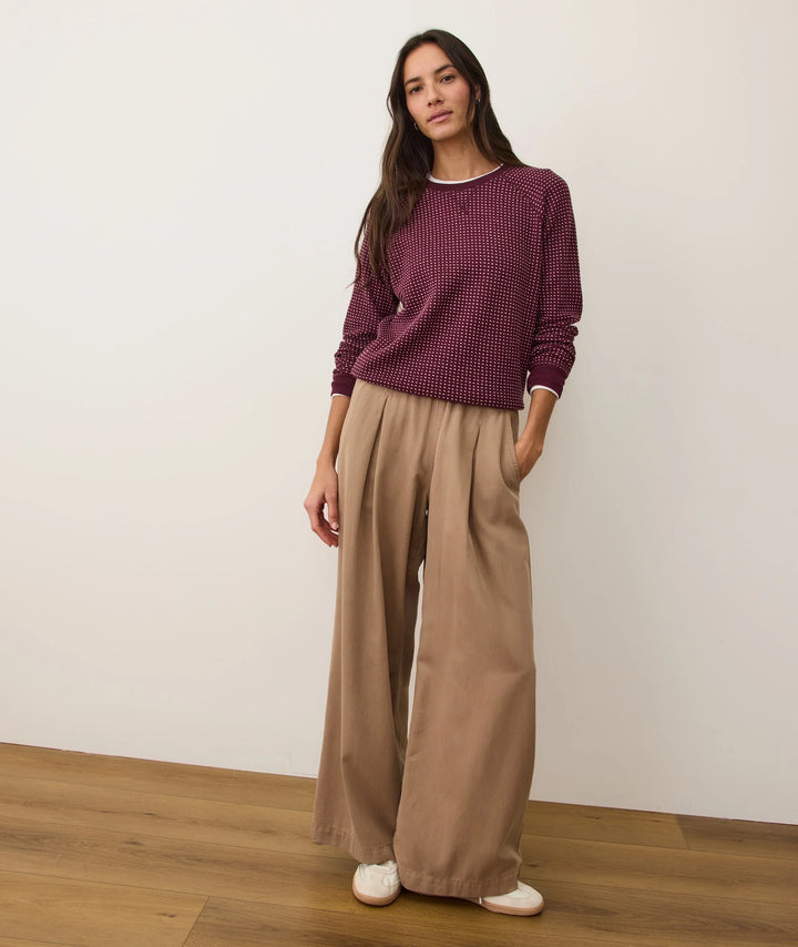 Daisy Textured Raglan Fig