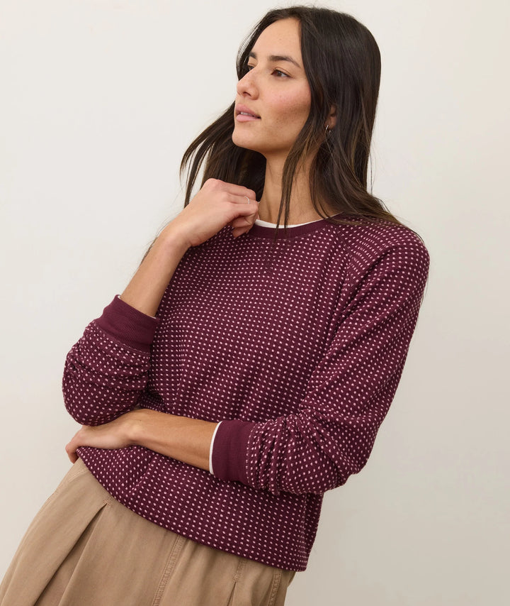 Daisy Textured Raglan Fig