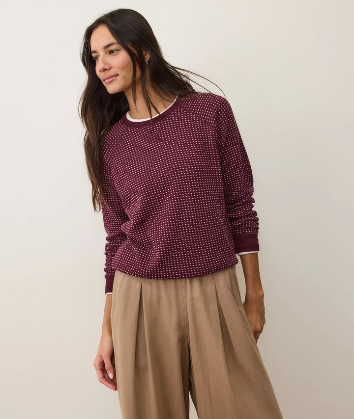 Daisy Textured Raglan Fig