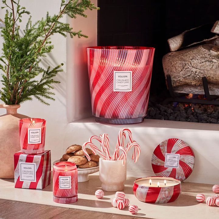 Crushed Candy Cane 5-Wick Hearth Candle