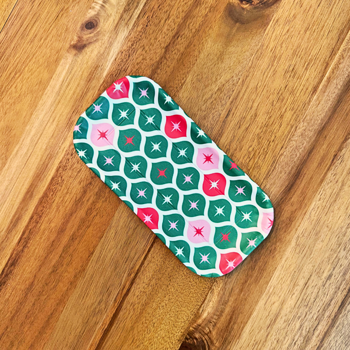 Holiday Cheers Tray Melamine 4x8in