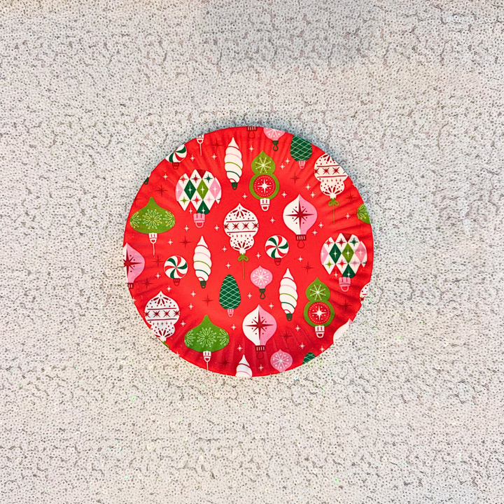 Holiday Cheers "Paper" Plate Melamine