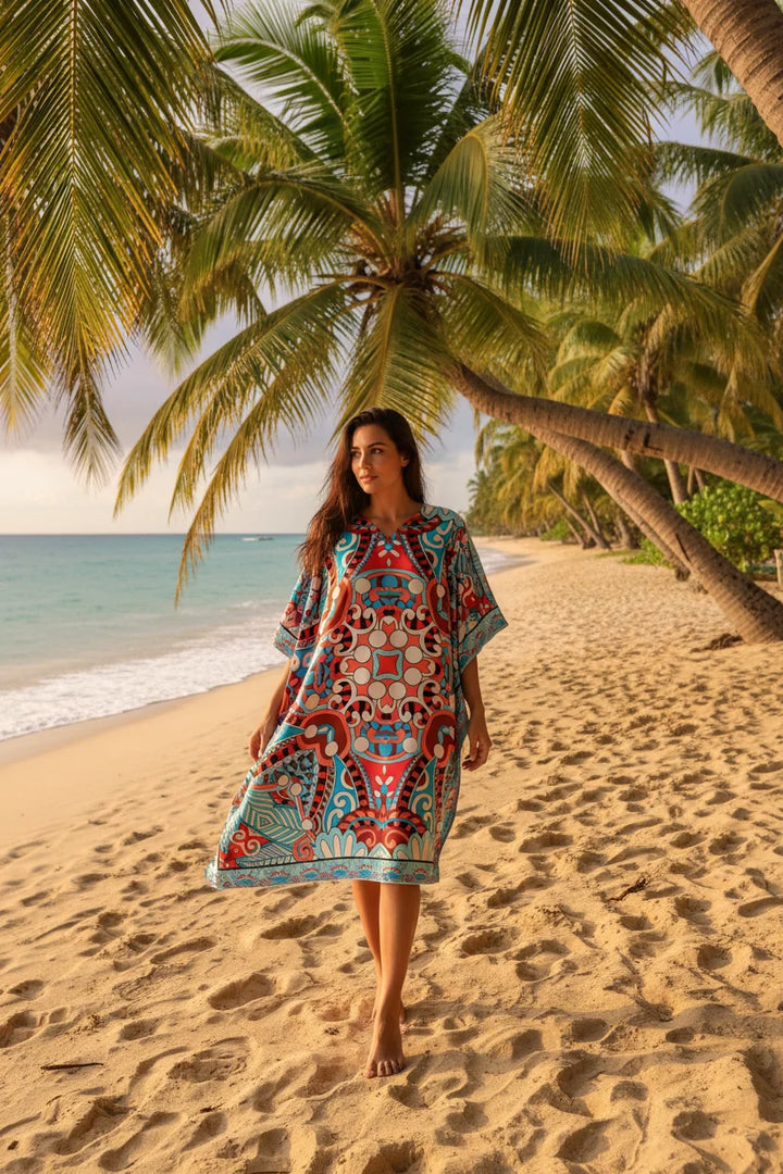Kaleidoscope Mid Length Caftan