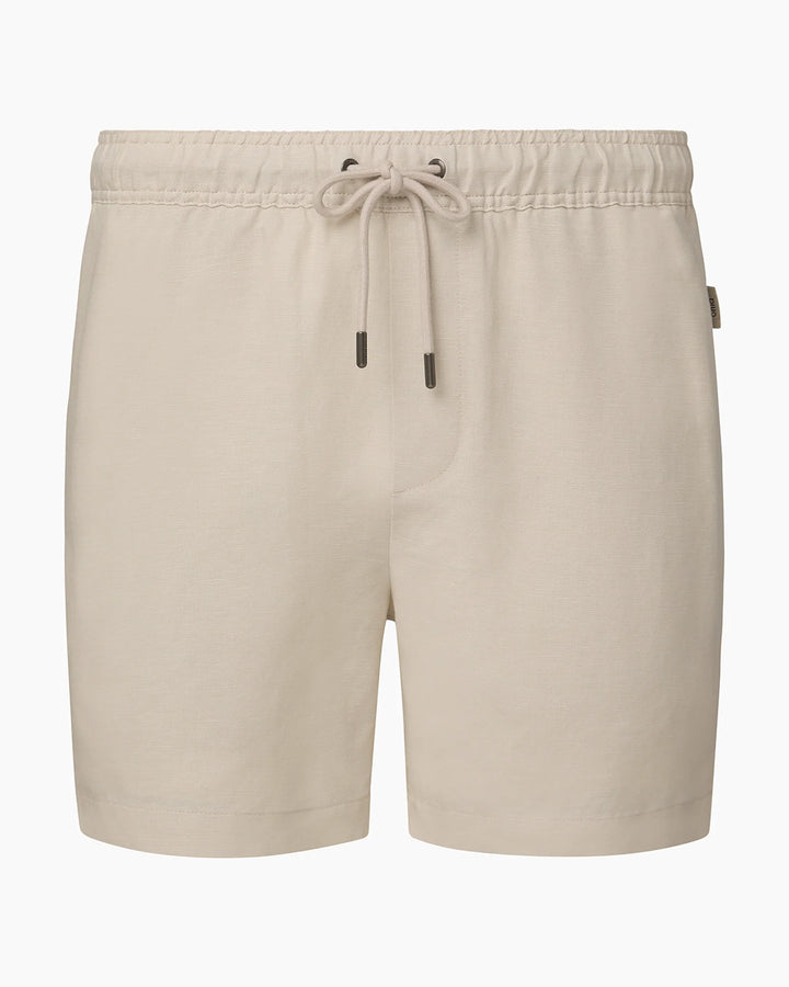 Air Linen Pull-On Short' Stone
