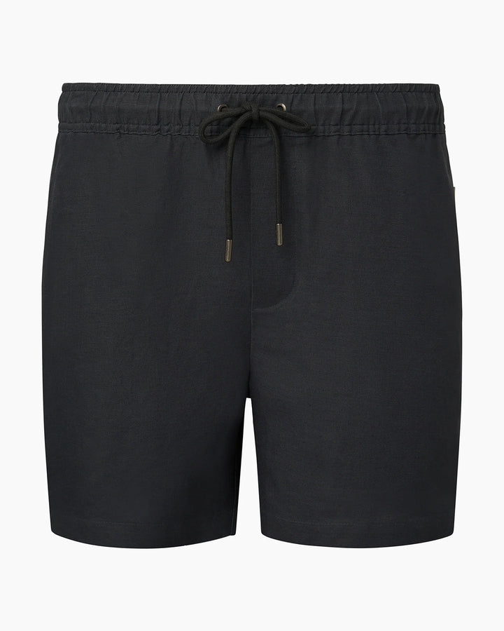 Air Linen Pull-On Short' Gunmetal