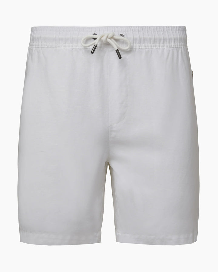 Air Linen Pull-On Short' White