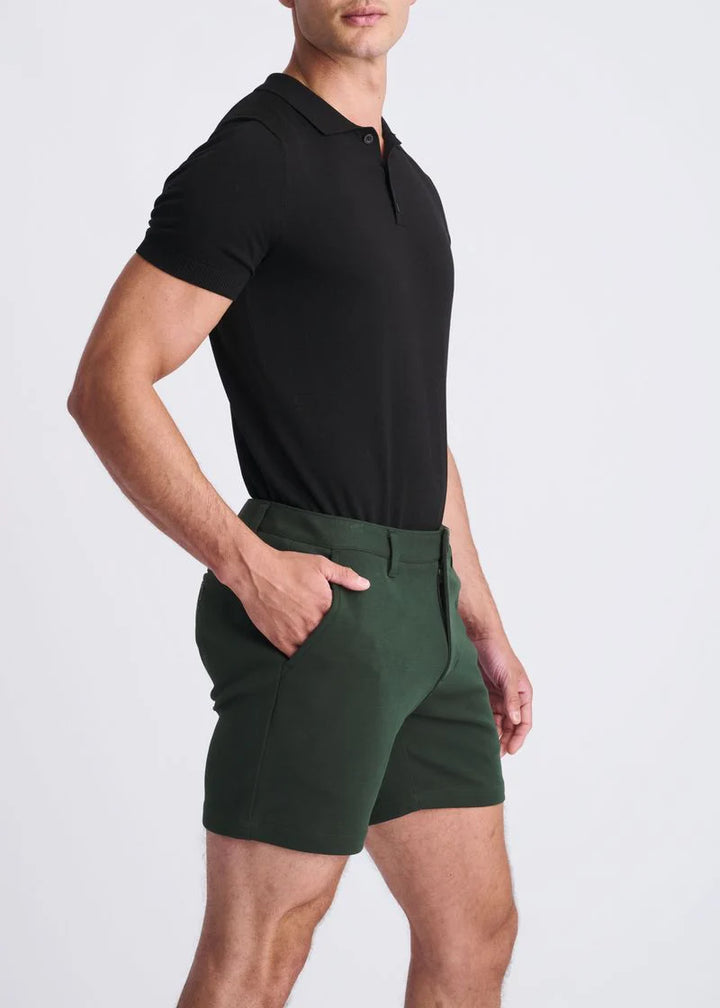 Ivy 6" Inseam Textured Stretch Knit Chino Shorts PM-2542