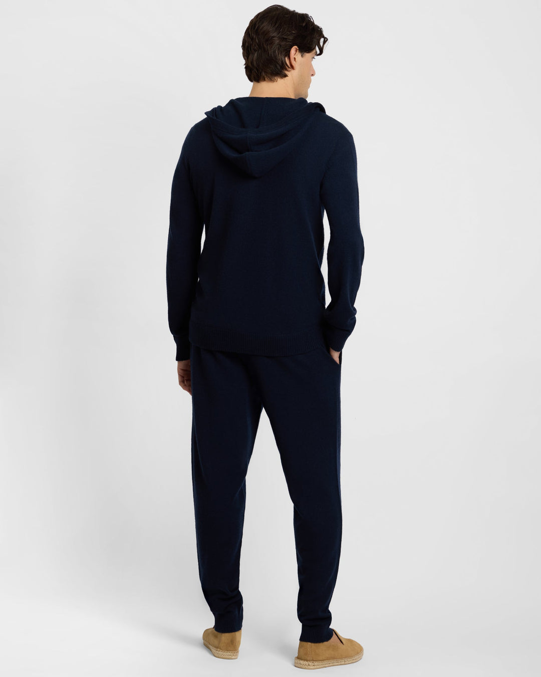 100% Cashmere Hoodie Zip Up