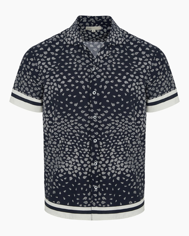 Tencel Vacation Shirt Midnight Paisley