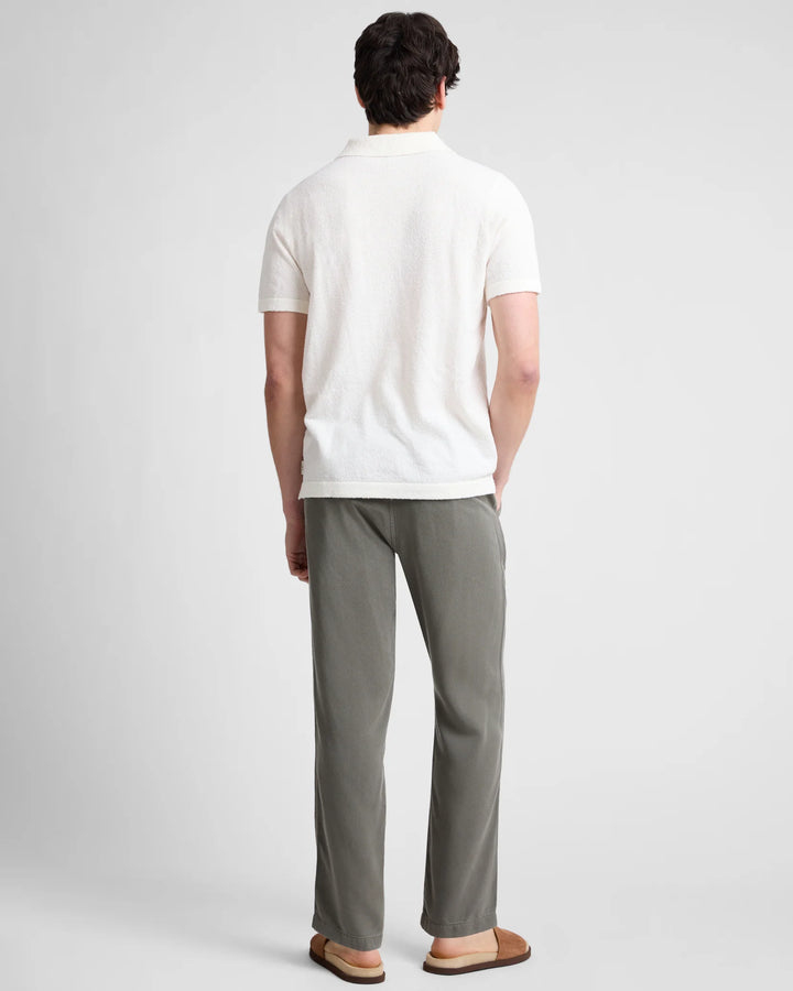 Boucle Knit Johnny Polo