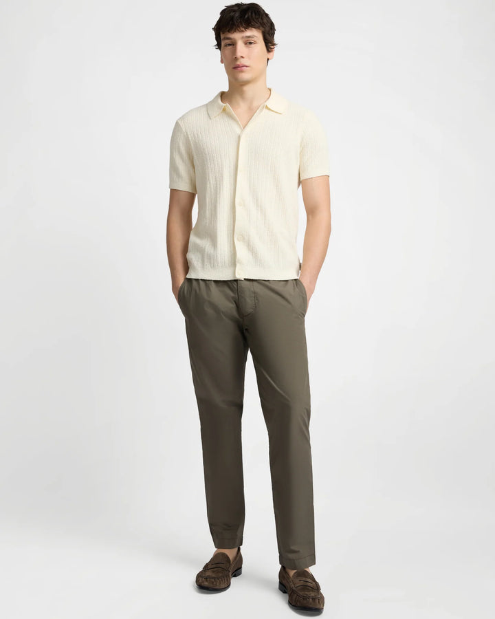 Boucle Rib Button Up