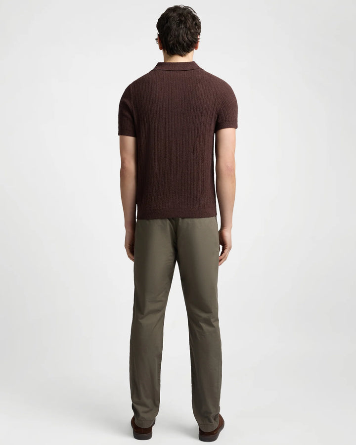 Boucle Rib Button Up