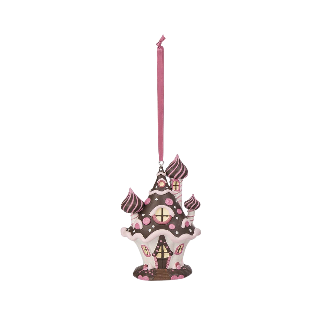 Candy House Ornament - 3 Colors