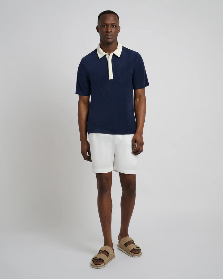 Air Linen Pull-On Short' White
