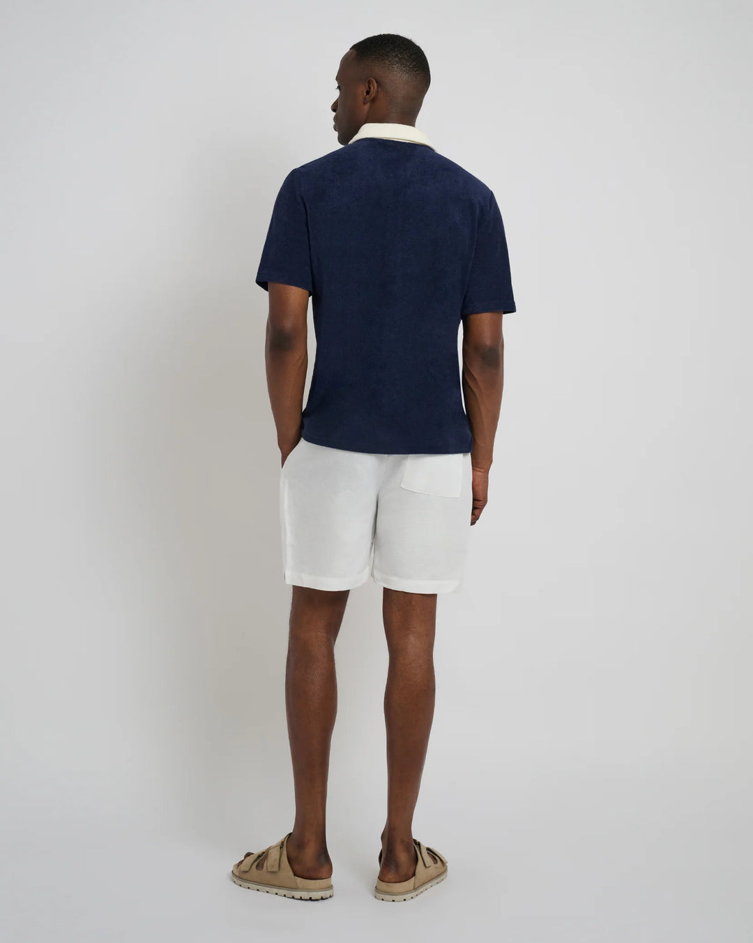 Air Linen Pull-On Short' White