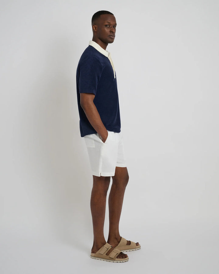Air Linen Pull-On Short' White
