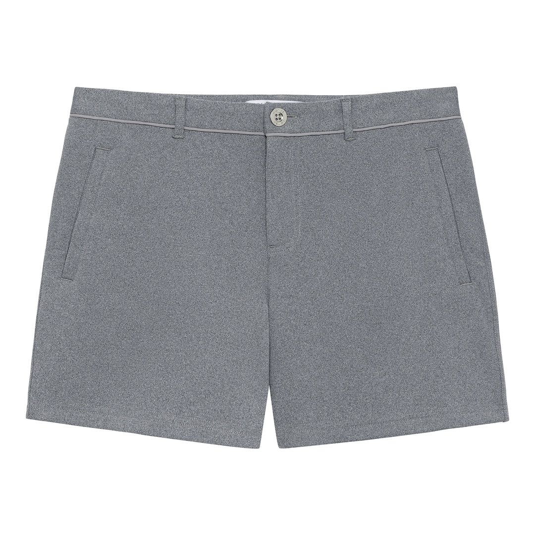 Holler 5" Solid Stretch Shorts Heather Grey