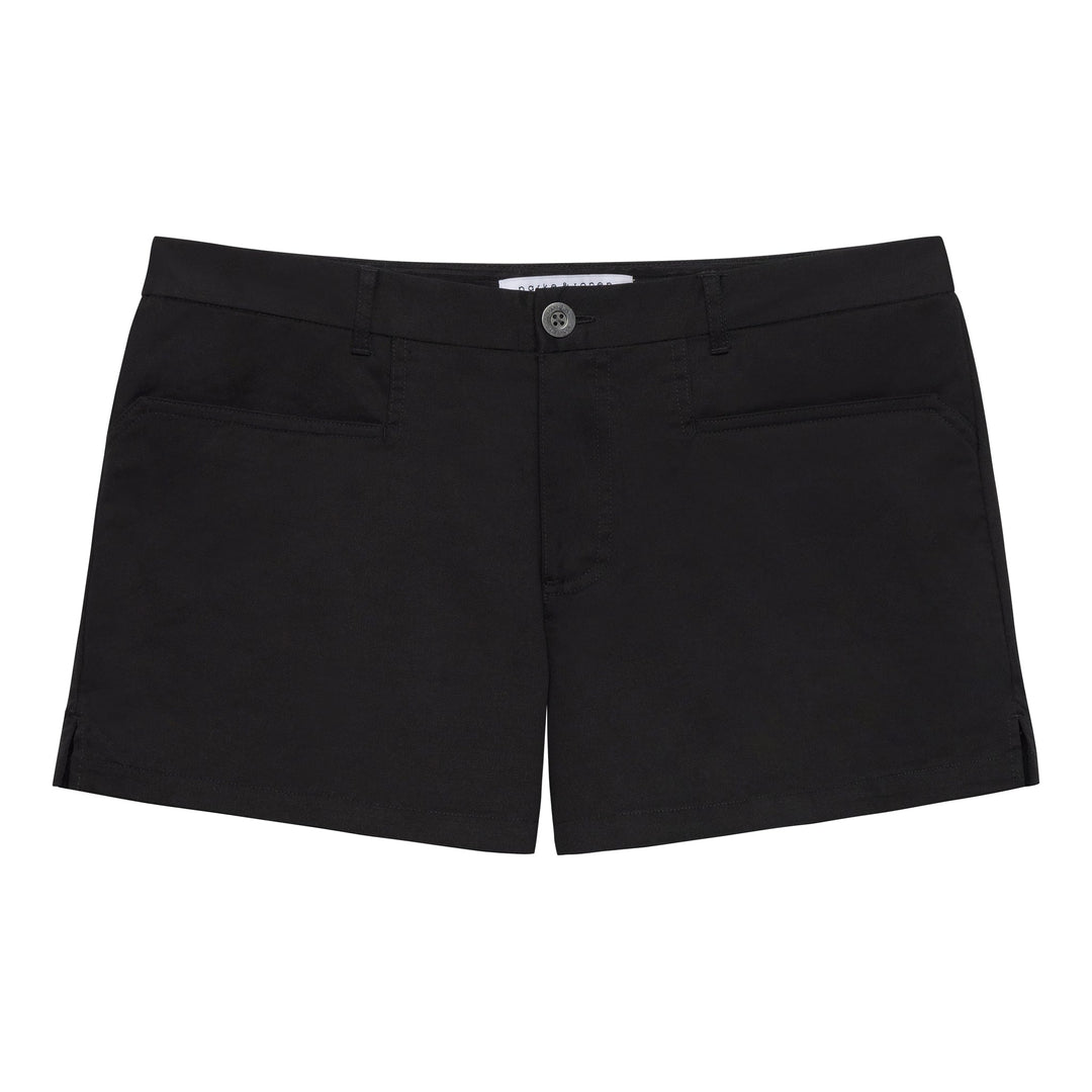 NEW- Black Solid Summit Short - Parke & Ronen