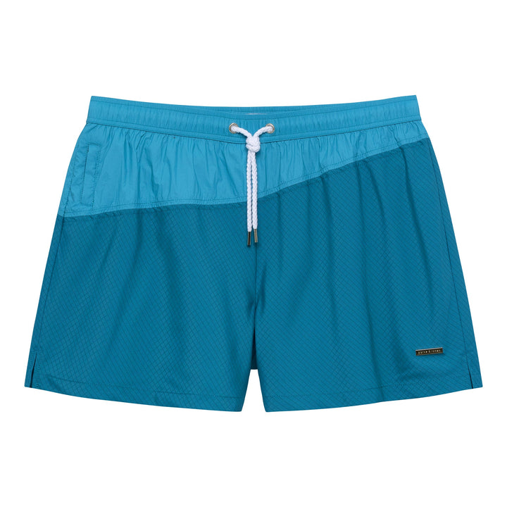 NEW- Peacock Neo Vector Swim Short - Parke & Ronen