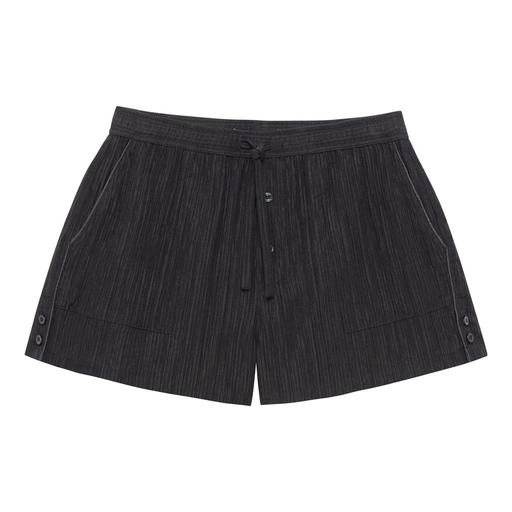 NEW- Obsidian Pebble Stripe PJ Short - Parke & Ronen