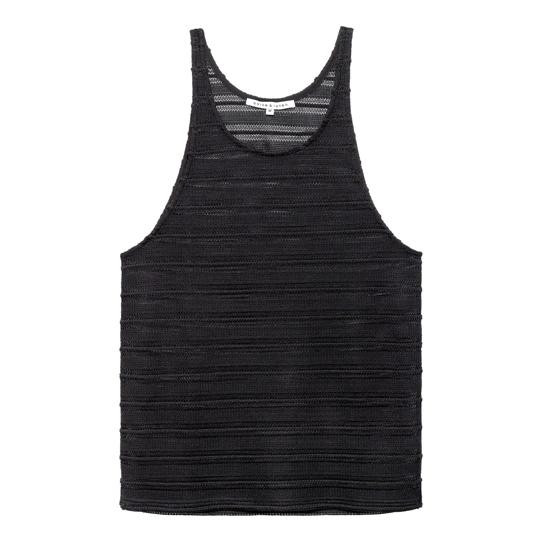 NEW- Black Sundown Knit Tank - Parke & Ronen