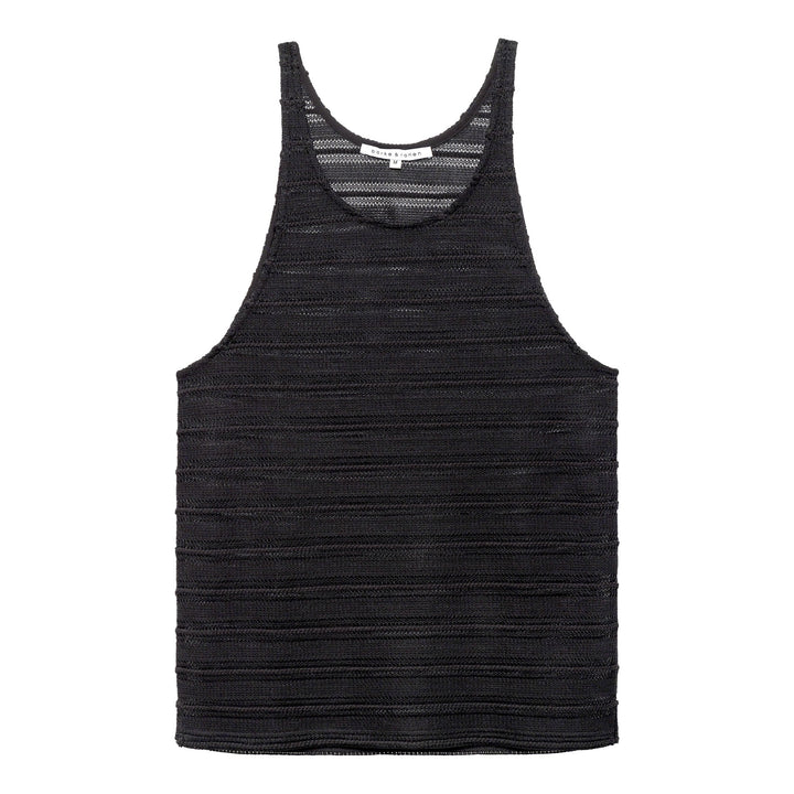 NEW- Black Sundown Knit Tank - Parke & Ronen