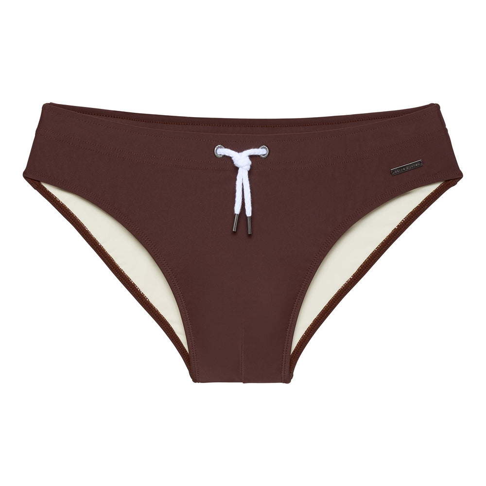 Chocolate Solid Meridian Bikini - Parke & Ronen