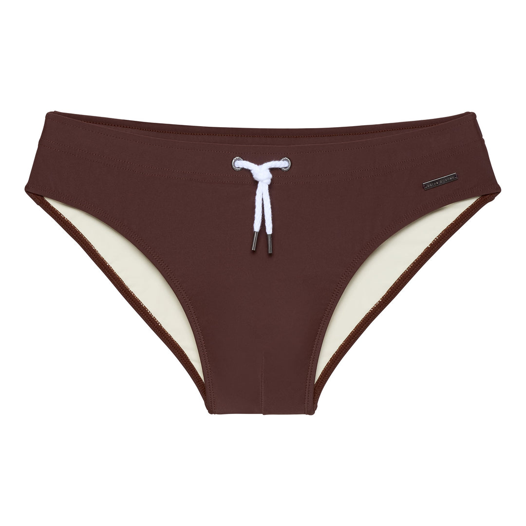 Chocolate Solid Meridian Bikini - Parke & Ronen