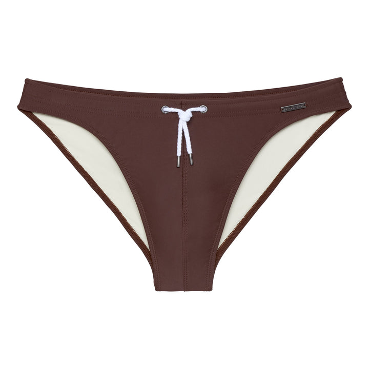 Chocolate Solid Blade Bikini - Parke & Ronen
