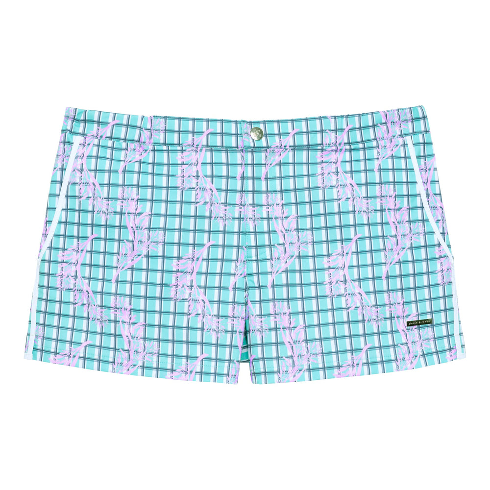 Mint Pampas Print 2" Angeleno Stretch - Parke & Ronen