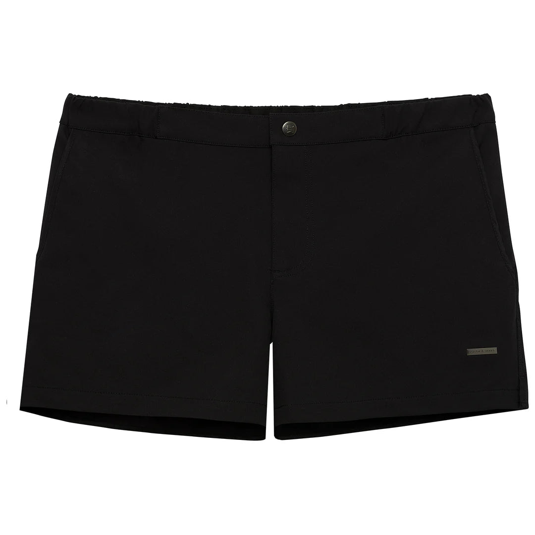 Black 2" Solid Angeleno Stretch