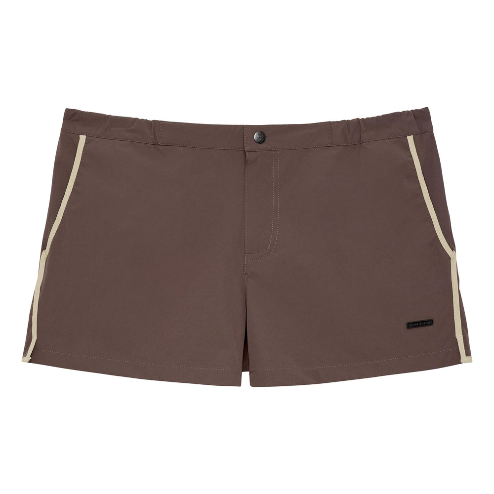Espresso 2" Solid Angeleno Stretch - Parke & Ronen