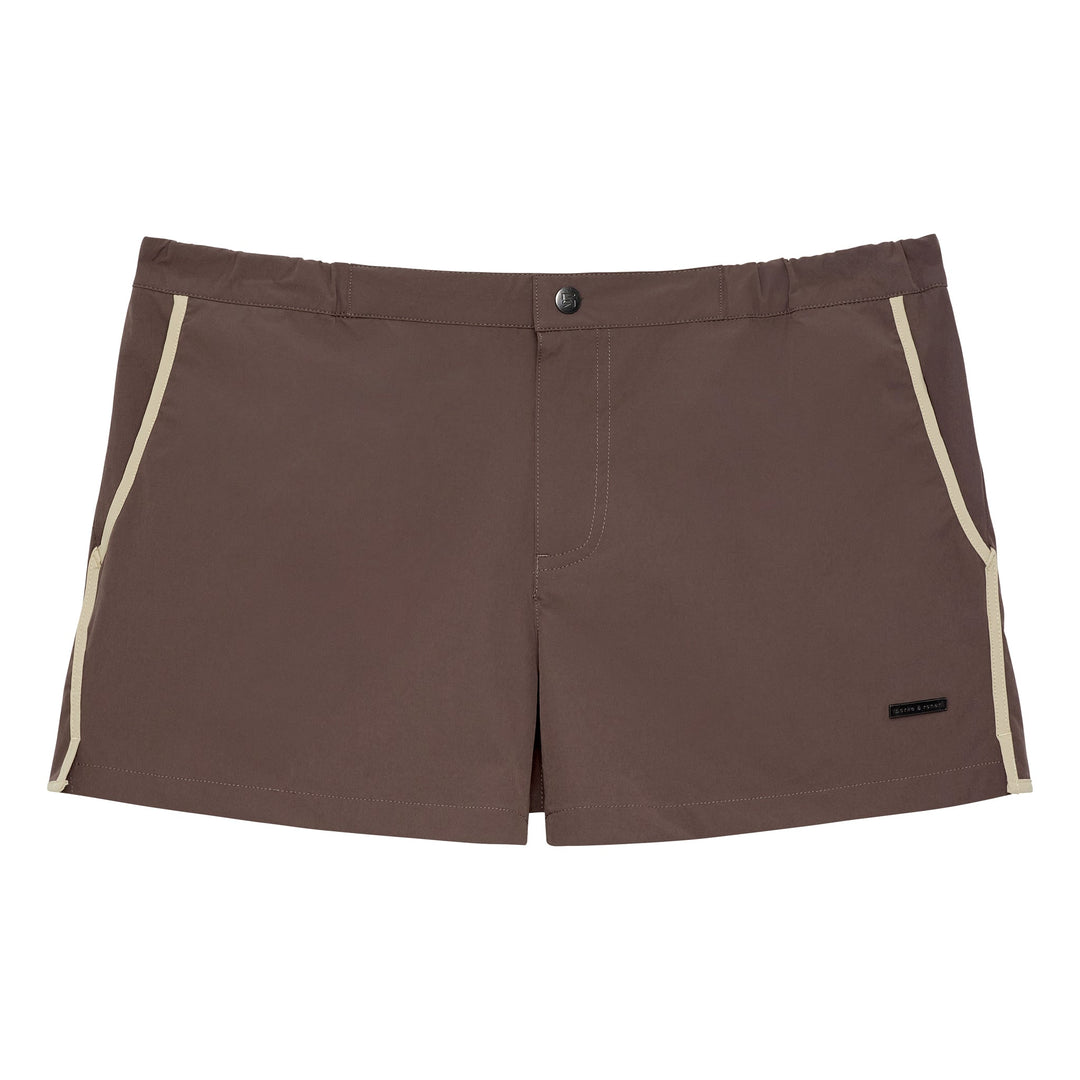 Espresso 2" Solid Angeleno Stretch - Parke & Ronen