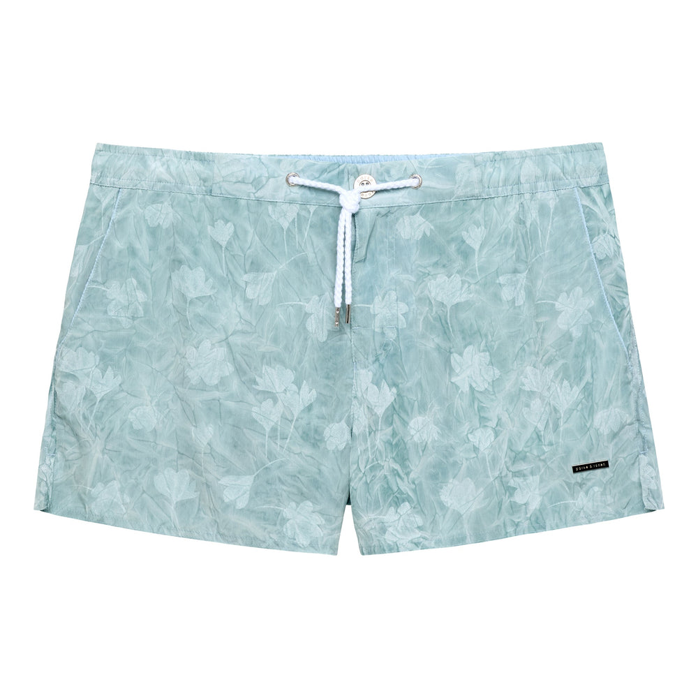 Blue Peony Barcelona Printed Swim Short - Parke & Ronen