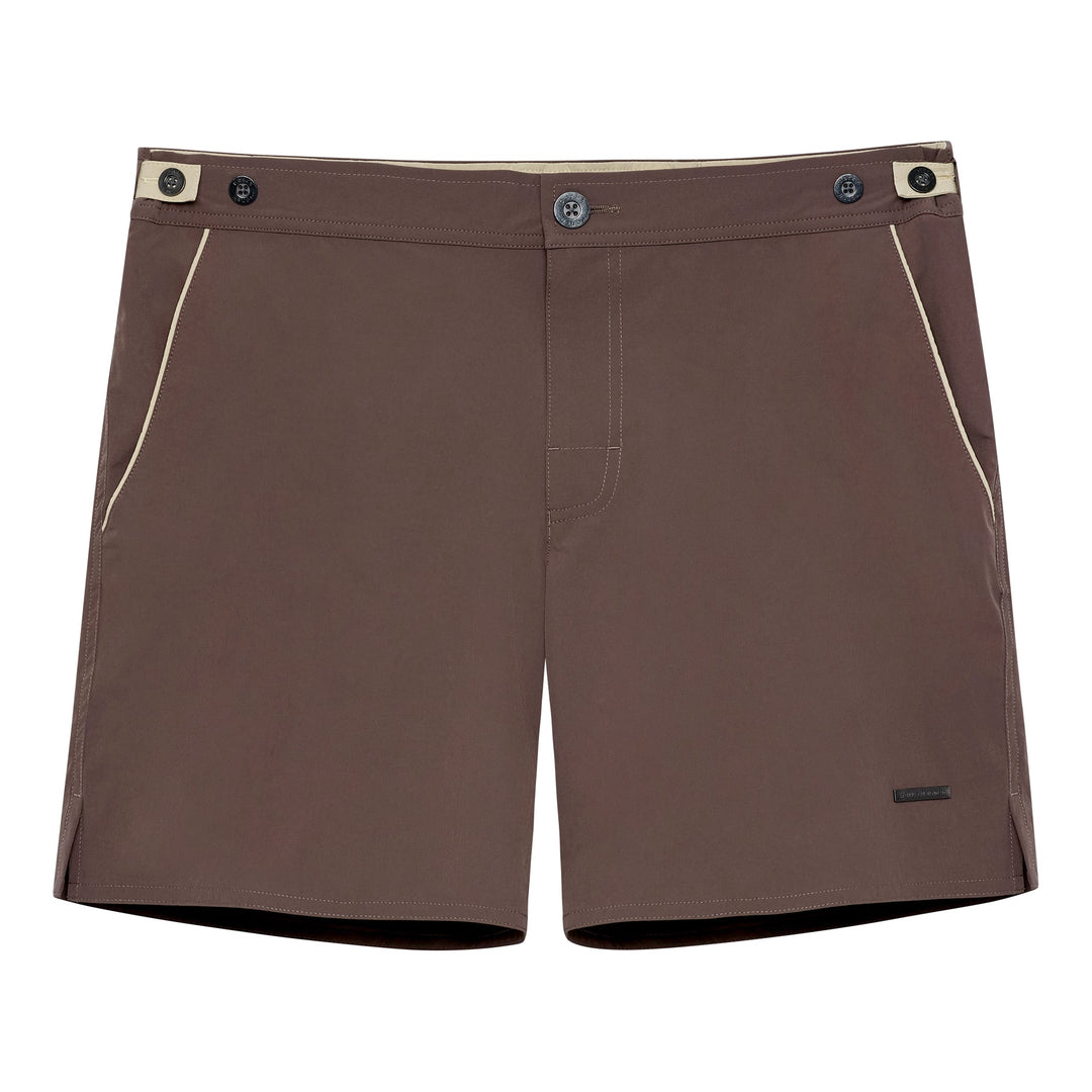 Espresso 6" Solid Catalonia Stretch - Parke & Ronen