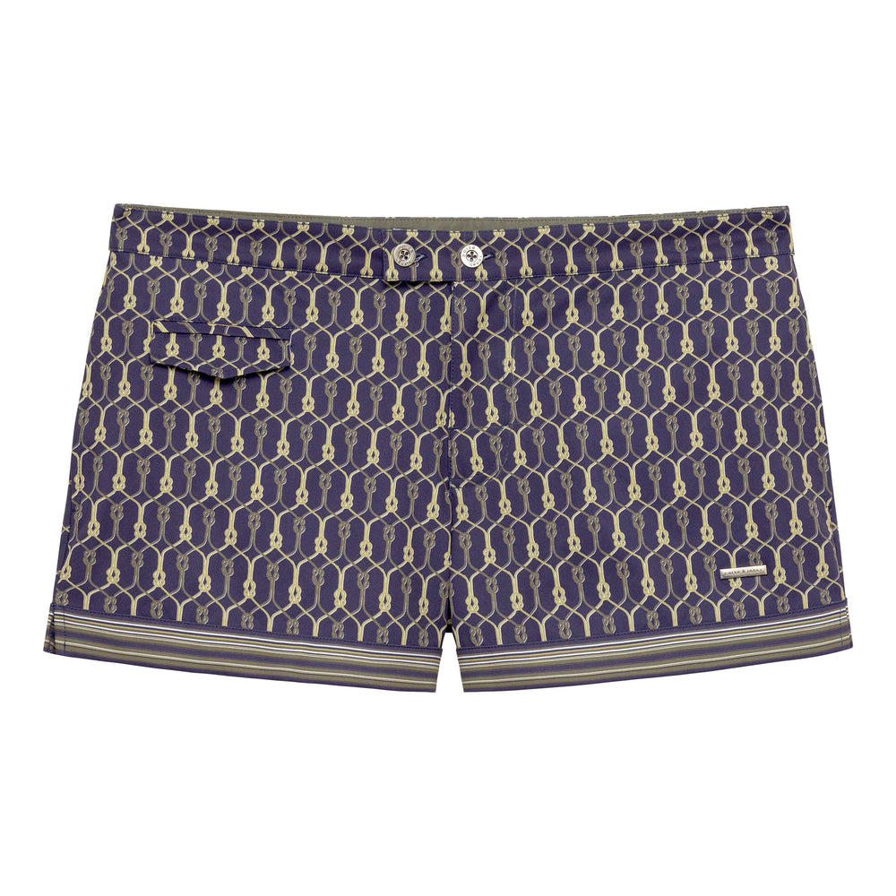 NEW- Admiral Voyager Lido Printed Swim Short - Parke & Ronen