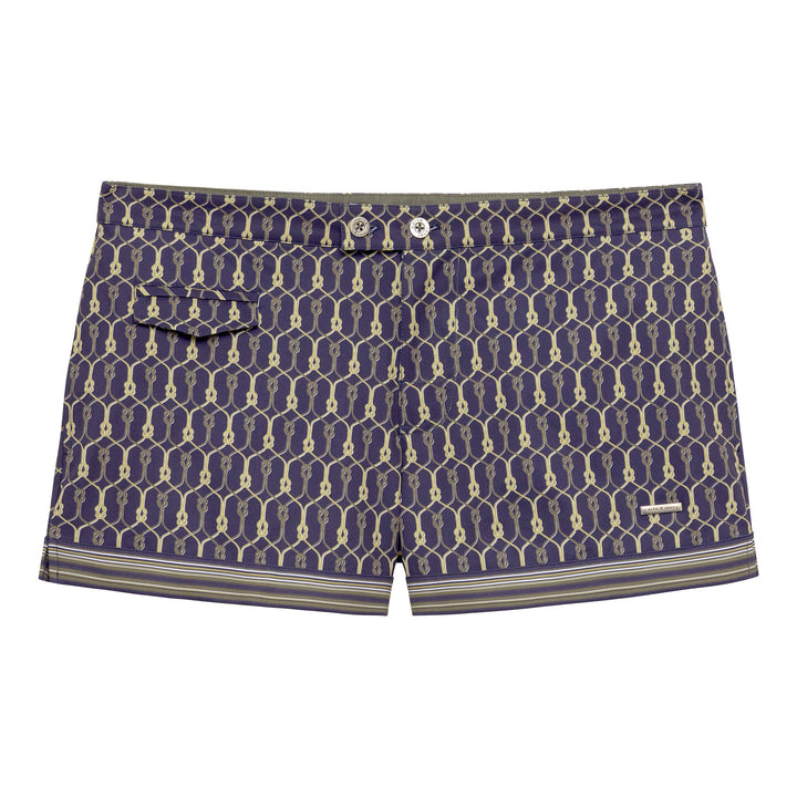 NEW- Admiral Voyager Lido Printed Swim Short - Parke & Ronen